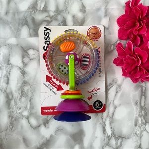 BRAND NEW! Sassy Wonder Wheel Baby Suction Cup Toy